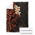 New Zealand Tuatara Plumeria Blanket Maori Orange Koru Tribal Tattoo