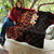 New Zealand Tuatara Plumeria Quilt Maori Orange Koru Tribal Tattoo