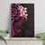 New Zealand Tuatara Plumeria Canvas Wall Art Maori Pink Koru Tribal Tattoo