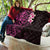 New Zealand Tuatara Plumeria Quilt Maori Pink Koru Tribal Tattoo