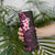 New Zealand Tuatara Plumeria Skinny Tumbler Maori Pink Koru Tribal Tattoo