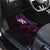 New Zealand Tuatara Plumeria Car Mats Maori Purple Koru Tribal Tattoo