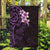 New Zealand Tuatara Plumeria Garden Flag Maori Purple Koru Tribal Tattoo