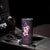 New Zealand Tuatara Plumeria Skinny Tumbler Maori Purple Koru Tribal Tattoo