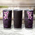 New Zealand Tuatara Plumeria Tumbler Cup Maori Purple Koru Tribal Tattoo