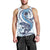 Blue Maori Tuatara Men Tank Top Luxury Pastel Pattern