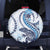 Blue Maori Tuatara Spare Tire Cover Luxury Pastel Pattern