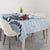 Blue Maori Tuatara Tablecloth Luxury Pastel Pattern