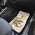 Gold Maori Tuatara Car Mats Luxury Pastel Pattern