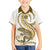 Gold Maori Tuatara Family Matching Puletasi and Hawaiian Shirt Luxury Pastel Pattern