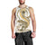 Gold Maori Tuatara Men Tank Top Luxury Pastel Pattern