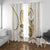 Gold Maori Tuatara Window Curtain Luxury Pastel Pattern