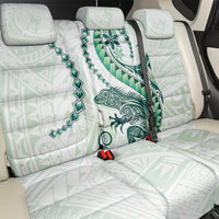 Green Maori Tuatara Back Car Seat Cover Luxury Pastel Pattern LT01 - Polynesian Pride