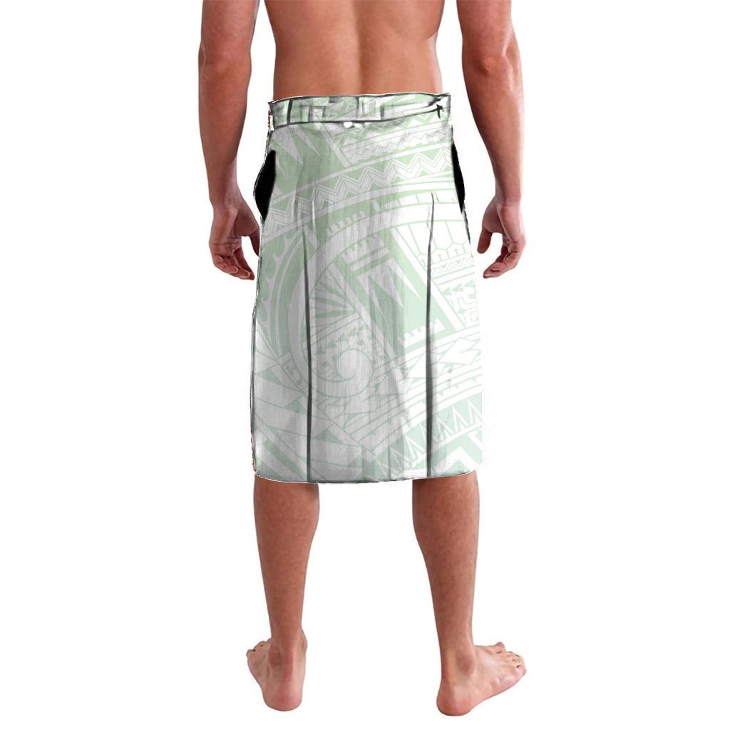 Green Maori Tuatara Lavalava Luxury Pastel Pattern LT01 - Polynesian Pride