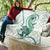 Green Maori Tuatara Quilt Luxury Pastel Pattern