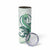 Green Maori Tuatara Skinny Tumbler Luxury Pastel Pattern