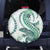 Green Maori Tuatara Spare Tire Cover Luxury Pastel Pattern