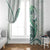 Green Maori Tuatara Window Curtain Luxury Pastel Pattern