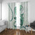 Green Maori Tuatara Window Curtain Luxury Pastel Pattern