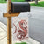 Red Maori Tuatara Garden Flag Luxury Pastel Pattern