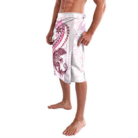 Pink Maori Tuatara Lavalava Luxury Pastel Pattern LT01 - Polynesian Pride