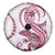 Pink Maori Tuatara Spare Tire Cover Luxury Pastel Pattern