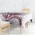 Pink Maori Tuatara Tablecloth Luxury Pastel Pattern