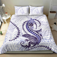 Purple Maori Tuatara Bedding Set Luxury Pastel Pattern LT01 - Polynesian Pride