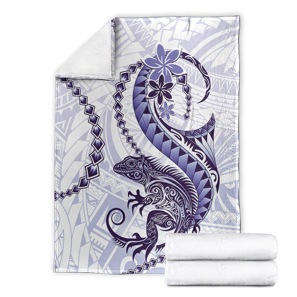 Purple Maori Tuatara Blanket Luxury Pastel Pattern LT01 - Polynesian Pride