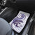 Purple Maori Tuatara Car Mats Luxury Pastel Pattern