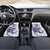 Purple Maori Tuatara Car Mats Luxury Pastel Pattern