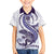 Purple Maori Tuatara Family Matching Off The Shoulder Long Sleeve Dress and Hawaiian Shirt Luxury Pastel Pattern