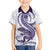 Purple Maori Tuatara Family Matching Off Shoulder Short Dress and Hawaiian Shirt Luxury Pastel Pattern