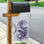 Purple Maori Tuatara Garden Flag Luxury Pastel Pattern