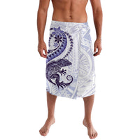 Purple Maori Tuatara Lavalava Luxury Pastel Pattern LT01 Purple - Polynesian Pride