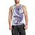 Purple Maori Tuatara Men Tank Top Luxury Pastel Pattern