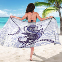 Purple Maori Tuatara Sarong Luxury Pastel Pattern LT01 - Polynesian Pride