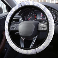 Purple Maori Tuatara Steering Wheel Cover Luxury Pastel Pattern LT01 - Polynesian Pride