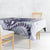 Purple Maori Tuatara Tablecloth Luxury Pastel Pattern