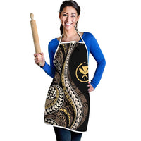 Hawaii Pineapple Brown Tribal Pattern Apron LT01 - Polynesian Pride