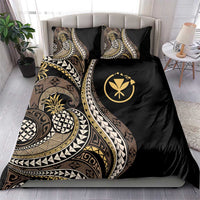 Hawaii Pineapple Brown Tribal Pattern Bedding Set LT01 - Polynesian Pride