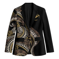 Hawaii Pineapple Brown Tribal Pattern Blazer LT01 Unisex Brown - Polynesian Pride