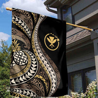 Hawaii Pineapple Brown Tribal Pattern Garden Flag LT01 - Polynesian Pride