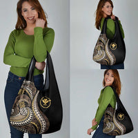 Hawaii Pineapple Brown Tribal Pattern Grocery Bag LT01 - Polynesian Pride
