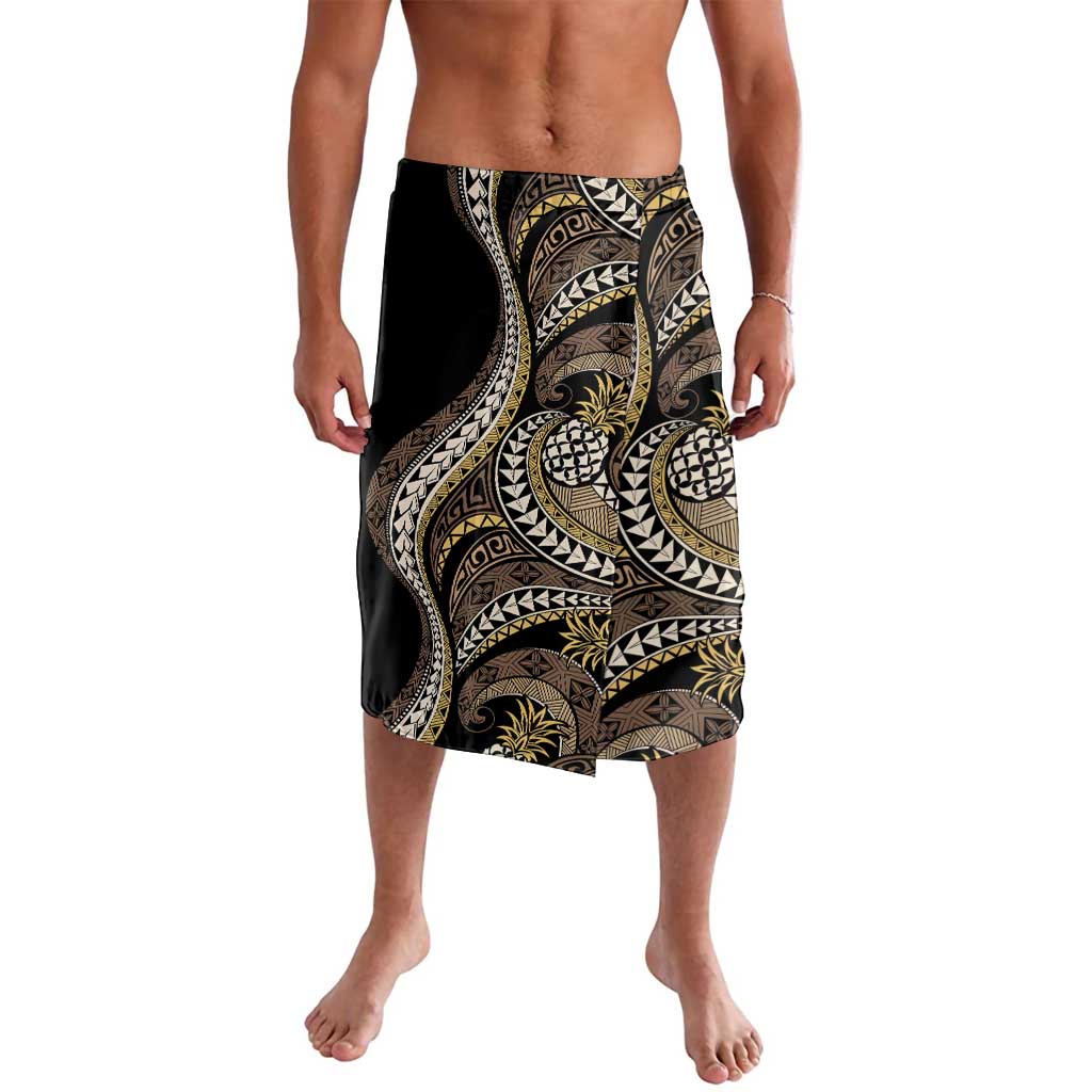 Hawaii Pineapple Brown Tribal Pattern Lavalava LT01 Brown - Polynesian Pride