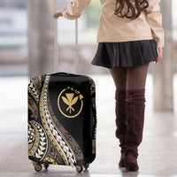 Hawaii Pineapple Brown Tribal Pattern Luggage Cover LT01 - Polynesian Pride
