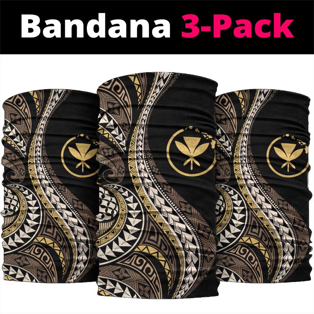 Hawaii Pineapple Brown Tribal Pattern Neck Gaiter LT01 package One Size: 25*50cm Brown - Polynesian Pride