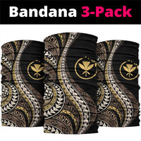 Hawaii Pineapple Brown Tribal Pattern Neck Gaiter LT01 package One Size: 25*50cm Brown - Polynesian Pride