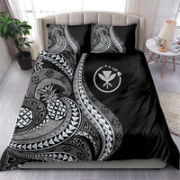 Hawaii Pineapple Gray Scale Tribal Pattern Bedding Set LT01 - Polynesian Pride