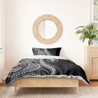 Hawaii Pineapple Gray Scale Tribal Pattern Bedding Set LT01 - Polynesian Pride